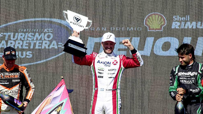 Agustín Canapino festejó en Neuquén y se reinserta en la pelea directa por la Copa de Oro 2026 | Prensa ACTC