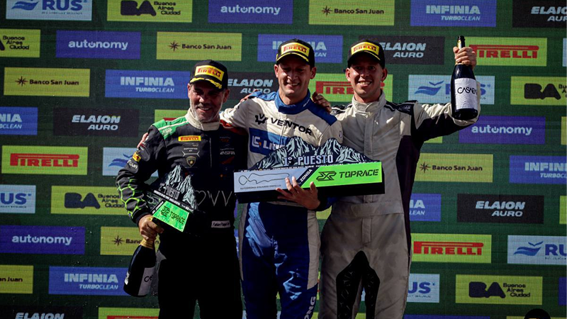 Marcelo Ciarrocchi celebró su segunda victoria consecutiva de la temporada y estiró su ventaja como líder del campeonato del Top Race | Prensa TopRace